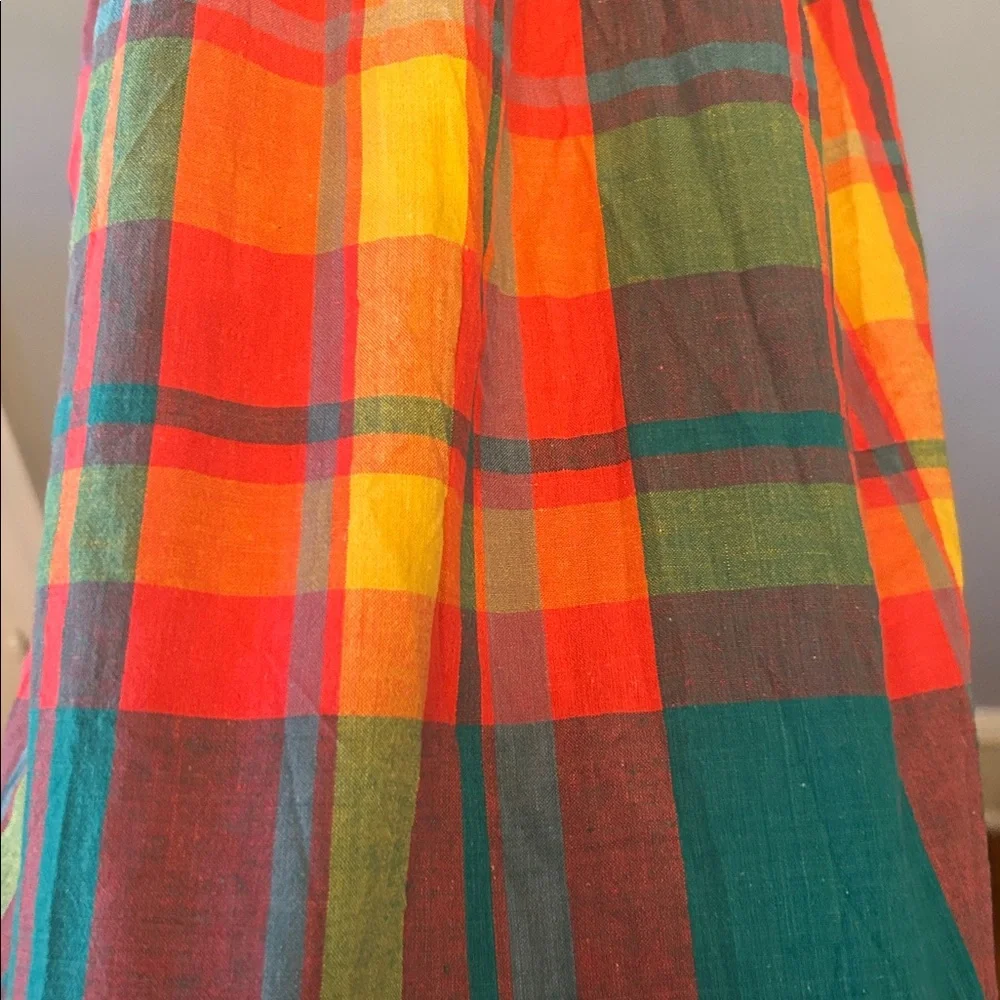 The Copy Right Classic Vintage Plaid Dress, Size Large - Picture 3 of 5